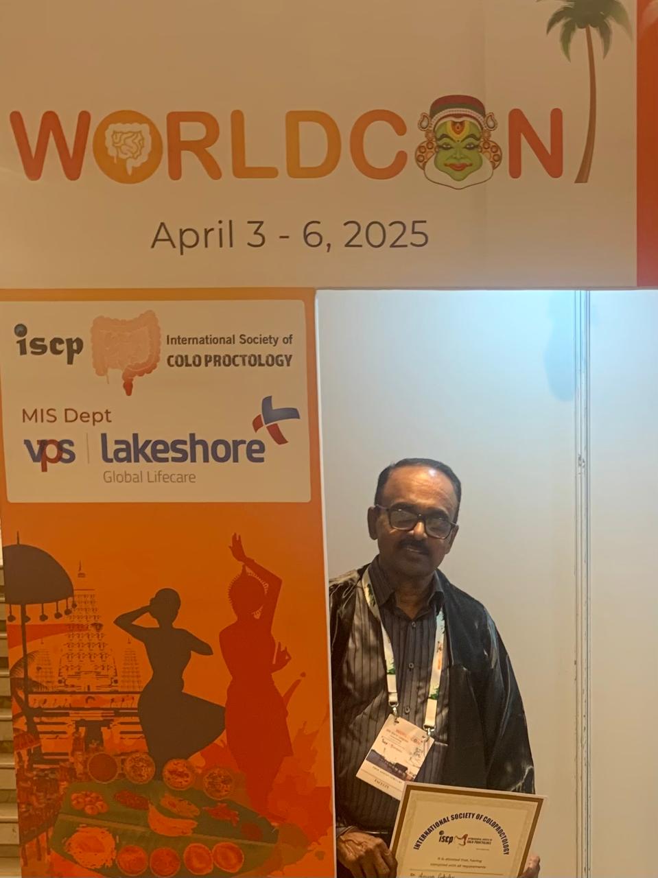 Dr. Ajayan G at Worldcon April 2025 conference