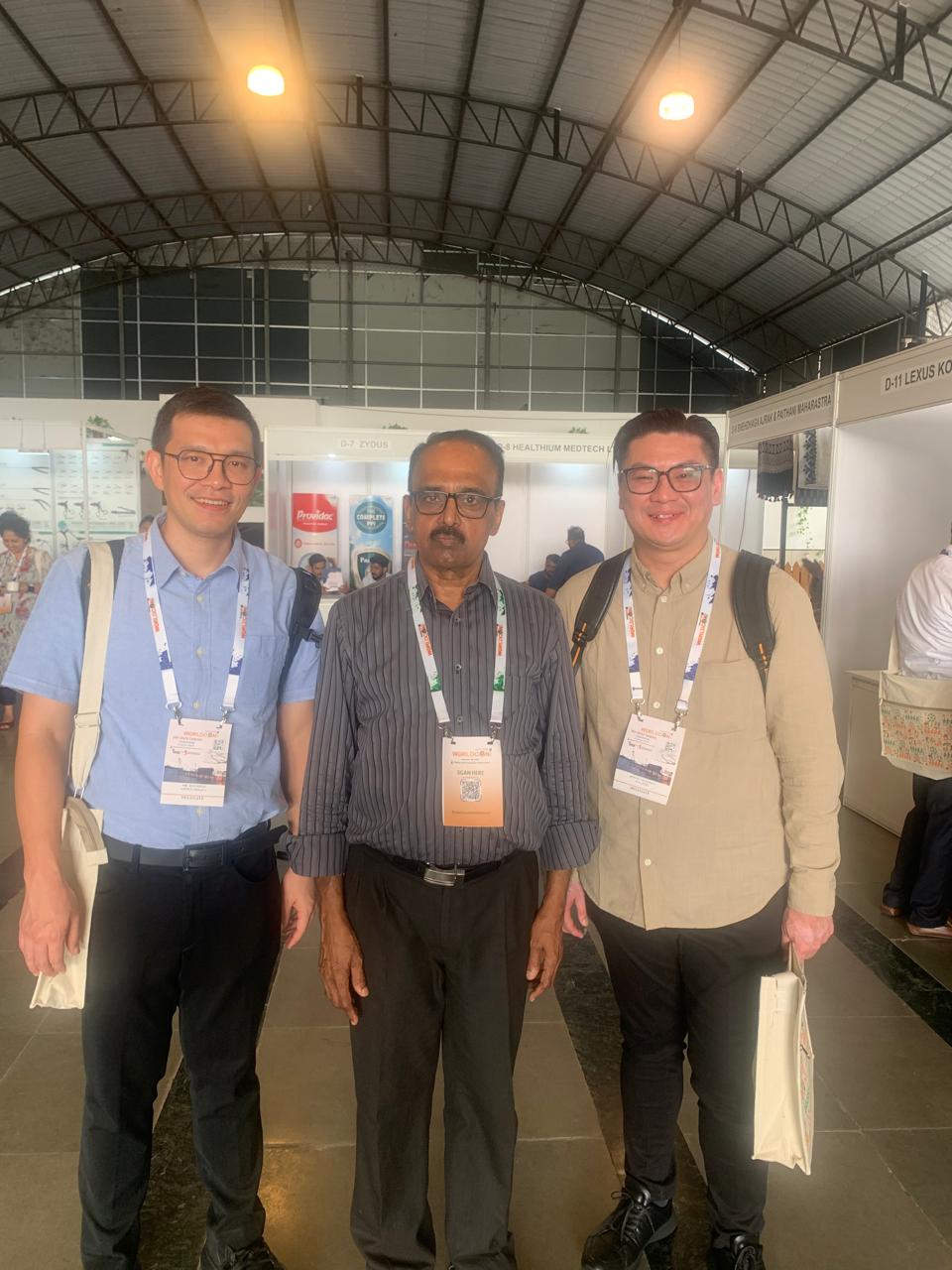 Dr. Ajayan G attending a professional medical event